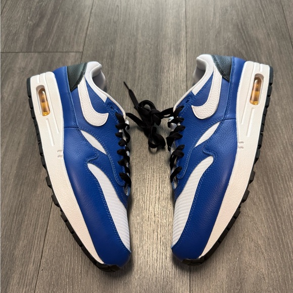 Nike By You Air Max 1 White Royal Blue HQ3714-900 Men's Size 11 Dodgers New
